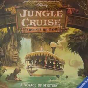 Disney Jungle Cruise Adventure Game with Green and Brown Artwork